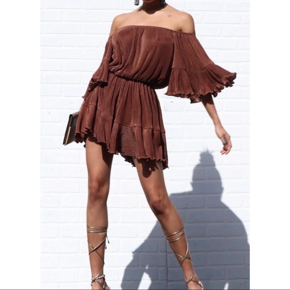 Meet Me In Morocco Plisse Romper - Picture 1 of 3